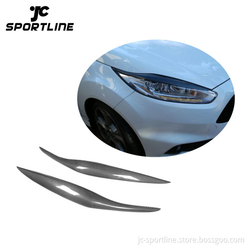 Carbon Fiber Car Eyelid Spoilers for Ford Fiesta 2013-2015